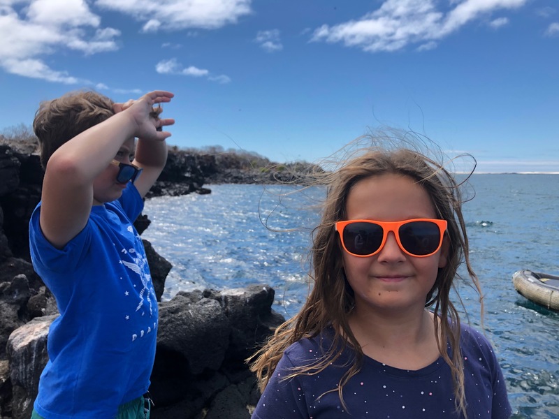 Children on North Seymour Island